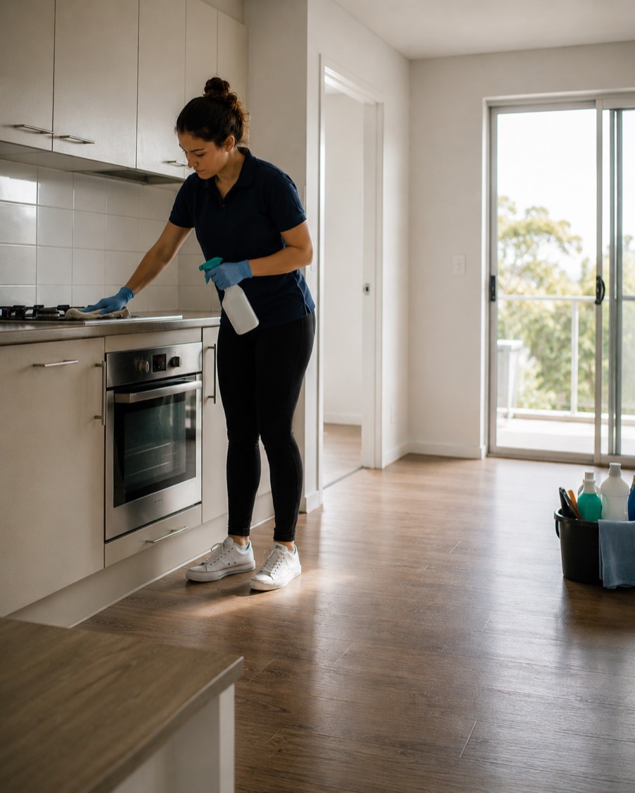 End of lease cleaning when moving out
