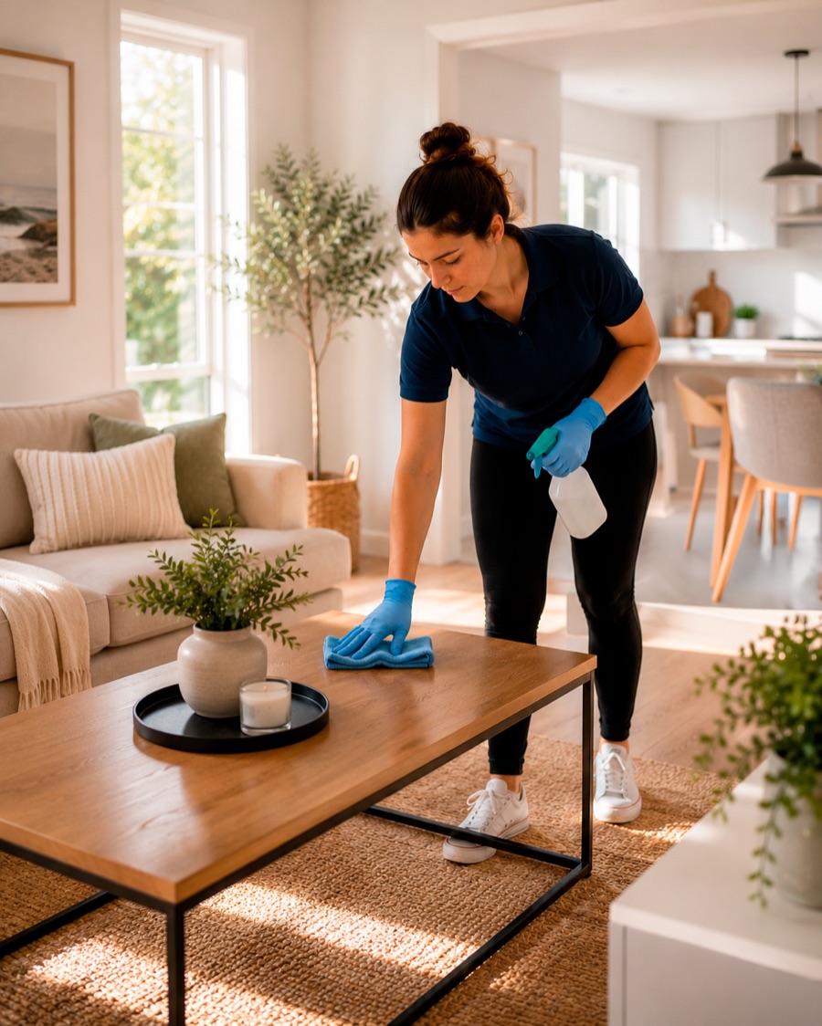 Pre-sale cleaning to present a property for sale